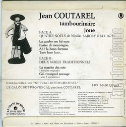 [Pochette de Nol en Provence (Jean COUTAREL) - verso]