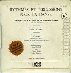 [Pochette de Rythmes et percussions pour la danse (DOCUMENT) - verso]