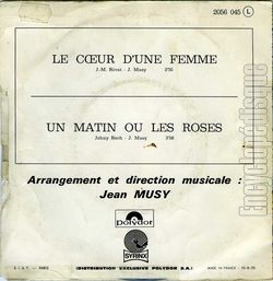 [Pochette de Le cœur d’une femme (Jean MUSY) - verso]