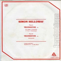 [Pochette de Transistor (Simon HELLOWAY) - verso]