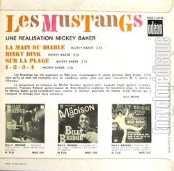 [Pochette de La main du diable (Les MUSTANGS) - verso]