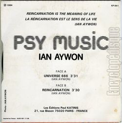 [Pochette de Rincarnation (Ian AYWON) - verso]