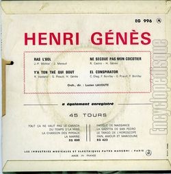 [Pochette de Ras l’bol (Henri GNS) - verso]