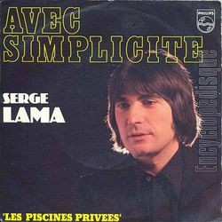 [Pochette de Avec simplicit (Serge LAMA)]