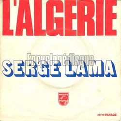 [Pochette de L’Algrie (Serge LAMA)]