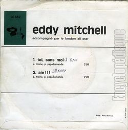 [Pochette de Toi, sans moi (Eddy MITCHELL) - verso]