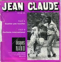 [Pochette de Guetter pas toucher (JEAN-CLAUDE) - verso]