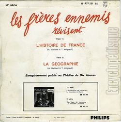 [Pochette de Les Frres Ennemis rvisent (Les FRRES ENNEMIS) - verso]