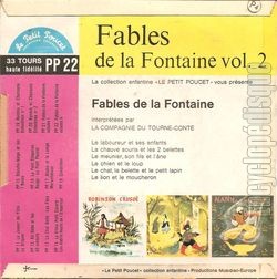 [Pochette de Les fables de la fontaine vol. 2 (JEUNESSE) - verso]