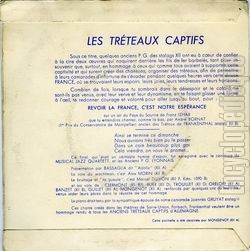 [Pochette de Stalag XII (Les TRTEAUX CAPTIFS) - verso]