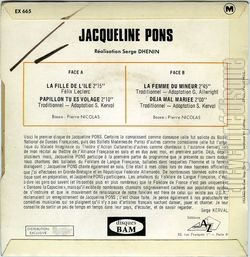 [Pochette de La fille de l’ile (Jacqueline PONS) - verso]