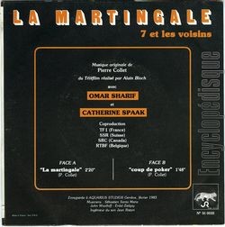 [Pochette de La martingale - 7 et les voisins (T.V. (Tlvision)) - verso]