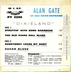 [Pochette de Dixieland (Pierre GOSSEZ (Alan GATE)) - verso]