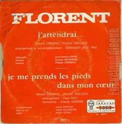 [Pochette de J’attendrai… (FLORENT) - verso]