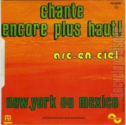 [Pochette de Chante encore plus haut (ARC-EN-CIEL) - verso]