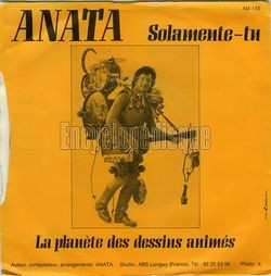 [Pochette de Solamente-tu (ANATA) - verso]