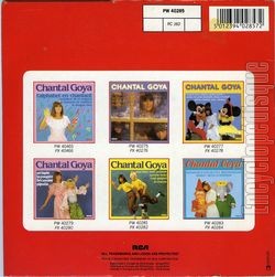 [Pochette de Snoopy (Chantal GOYA) - verso]