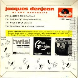 [Pochette de Madison time (Jacques DENJEAN) - verso]