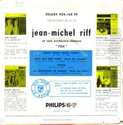 [Pochette de Fox (Jean-Michel RIFF) - verso]