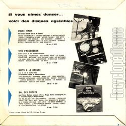 [Pochette de Hit cocktail (COMPILATION) - verso]