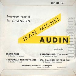 [Pochette de Grand-mre (Jean-Michel AUDIN) - verso]