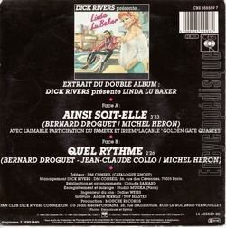 [Pochette de Ainsi soit-elle (Dick RIVERS) - verso]