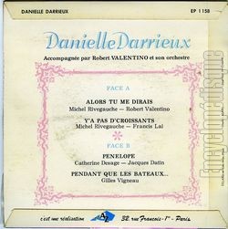 [Pochette de Alors tu me dirais (Danielle DARRIEUX) - verso]