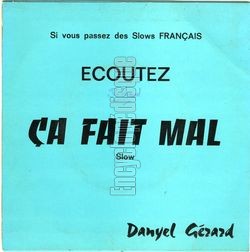 [Pochette de a fait mal (Danyel GRARD) - verso]