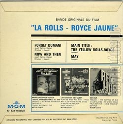 [Pochette de La Rolls-Royce jaune (B.O.F.  Films ) - verso]