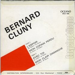 [Pochette de L’espoir (Bernard CLUNY) - verso]