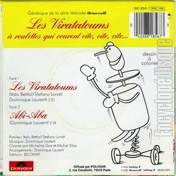 [Pochette de Les viratatoums (T.V. (Tlvision)) - verso]