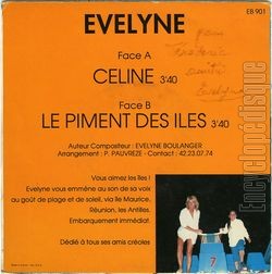 [Pochette de Cline (VELYNE) - verso]