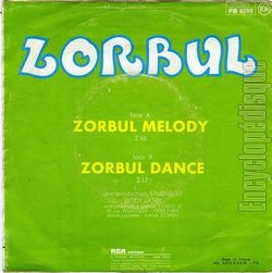 [Pochette de Zorbul melody (ZORBUL) - verso]