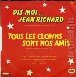 [Pochette de Dis moi… Jean Richard (Jean RICHARD) - verso]