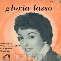 [Pochette de Cette nuit-l (Gloria LASSO)]