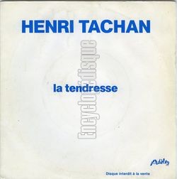 [Pochette de La tendresse (Henri TACHAN)]