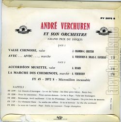 [Pochette de Valse chinoise (Andr VERCHUREN) - verso]