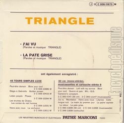 [Pochette de J’ai vu (TRIANGLE) - verso]