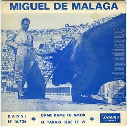 [Pochette de Dame dame tu amor (Miguel de MALAGA)]