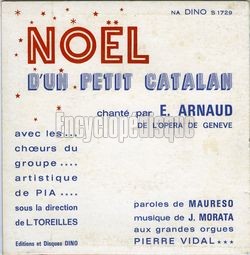 [Pochette de Nol d’un petit catalan (E. ARNAUD)]