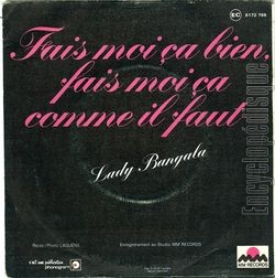 [Pochette de Fais-moi a bien, fais-moi a comme il faut (LADY BANGALA) - verso]