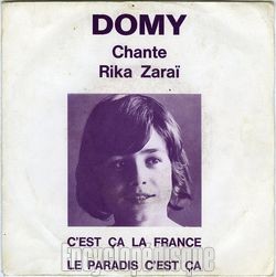 [Pochette de Domy chante Rika Zara (DOMY (2)) - verso]