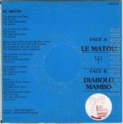 [Pochette de Le matou (Les DIABLOTINES) - verso]