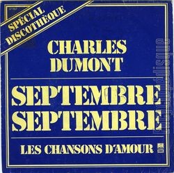 [Pochette de Septembre, septembre (Charles DUMONT)]