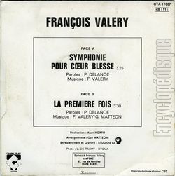 [Pochette de Symphonie pour cœur bless (Franois VALRY) - verso]