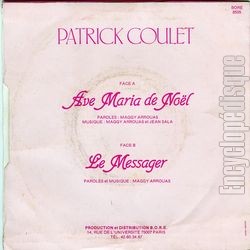 [Pochette de Ave Maria de nol (Patrick COULET) - verso]