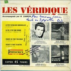 [Pochette de Le petit gitan des bidonvilles (Les VRIDIQUE) - verso]