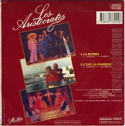 [Pochette de C’est la panique ! (Les ARISTOCRATES) - verso]