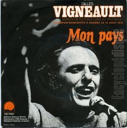 [Pochette de La marche du prsident (Gilles VIGNEAULT, Robert CHARLEBOIS et Flix LECLERC) - verso]