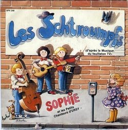 [Pochette de Les schtroumpfs (SOPHIE ET LES PETITS CHANTEURS D’URSY)]